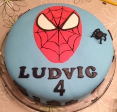 Spiderman kake